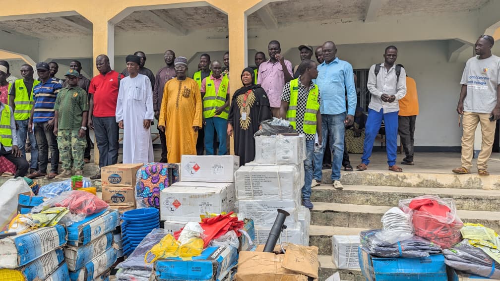 Les stocks remis contiennent des kits de quincaillerie, kits WASH, kits NFI, kits de dignité 